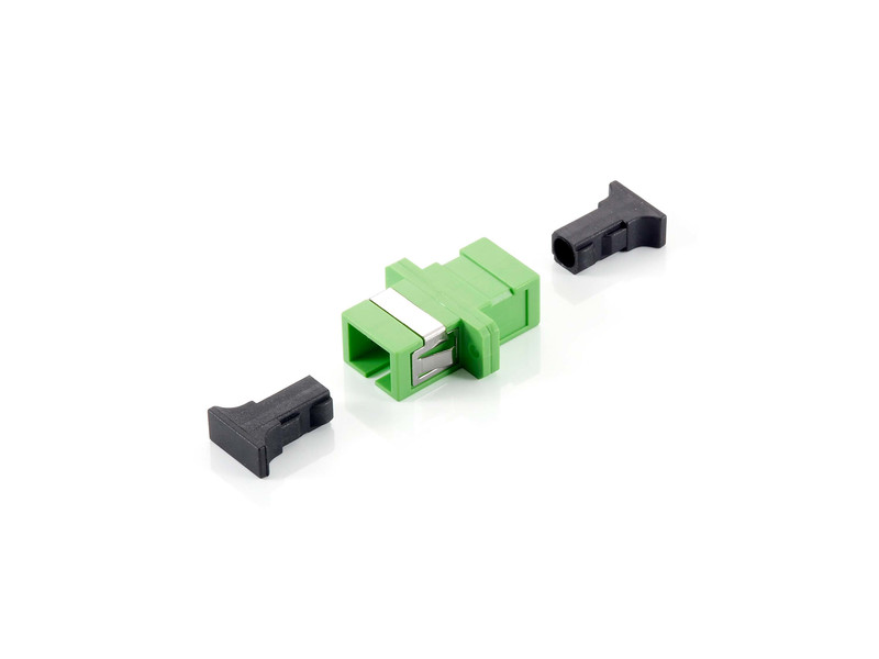 Equip 156144 SC/APC 12шт Зеленый волоконно-оптический адаптер