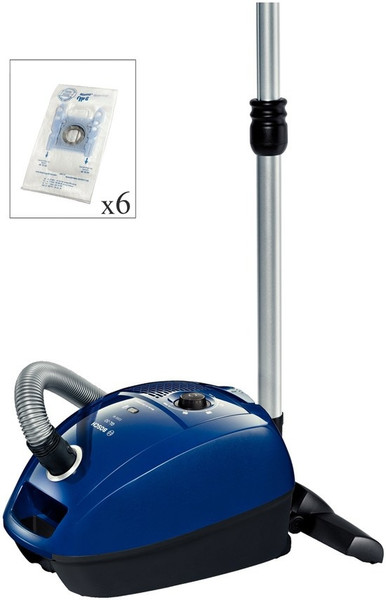 Bosch GL-30 2200W Cylinder vacuum cleaner 2200W Black,Blue