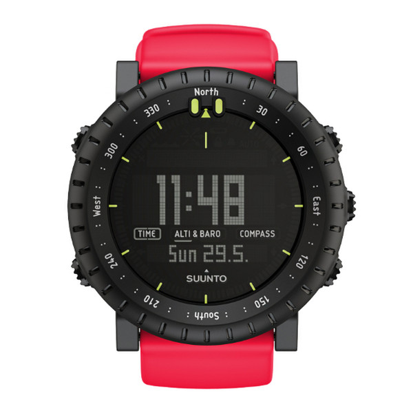 Suunto Core Red Crush Черный, Синий спортивный наручный органайзер