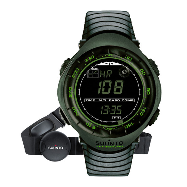 Suunto Vector HR Dark Green Черный, Зеленый спортивный наручный органайзер