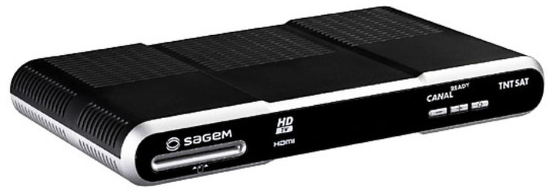 Sagem DS86 Satellite Full HD Black TV set-top box