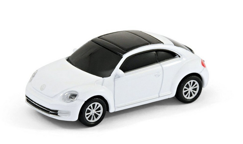 Autodrive VW Beetle 'New Shape' 8Gb 8GB USB 2.0 Type-A White USB flash drive