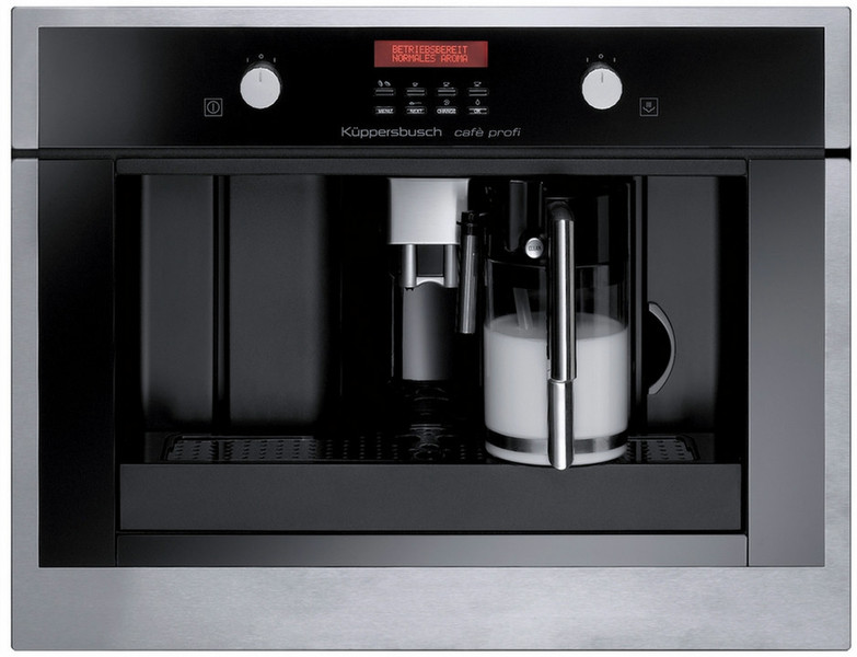 Kueppersbusch EKV 6200.0 E Espresso machine 1.8л 2чашек Черный, Металлический кофеварка