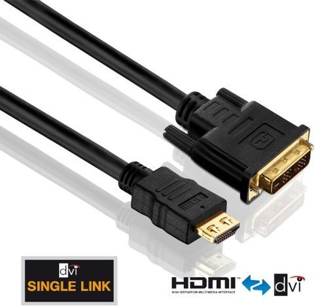 PureLink HDMI-DVI M-M 1m