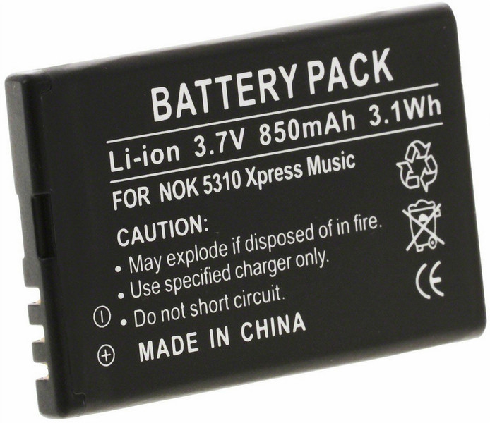 Helos Li-ion 650mAh Lithium-Ion 650mAh 3.7V rechargeable battery