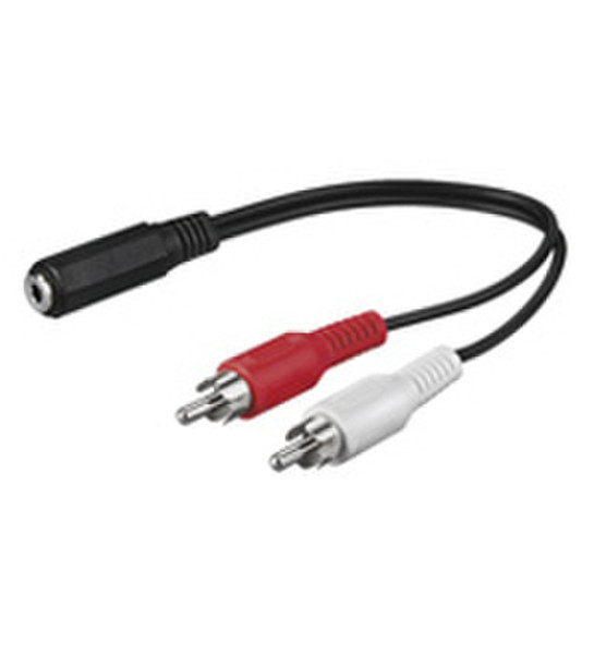 Wentronic AVK 179-020 0.2m 0.2m 3.5mm 2 x RCA audio cable