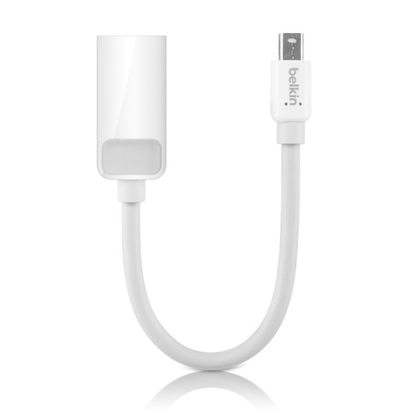 Belkin F2CD034YWAPL DisplayPort HDMI White video cable adapter