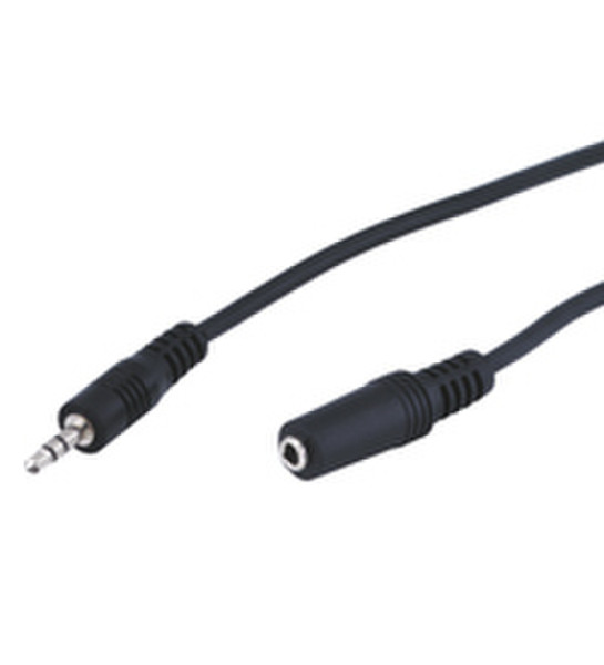 Wentronic AVK 181-200 2.0m 2м 3.5mm 3.5mm Черный аудио кабель