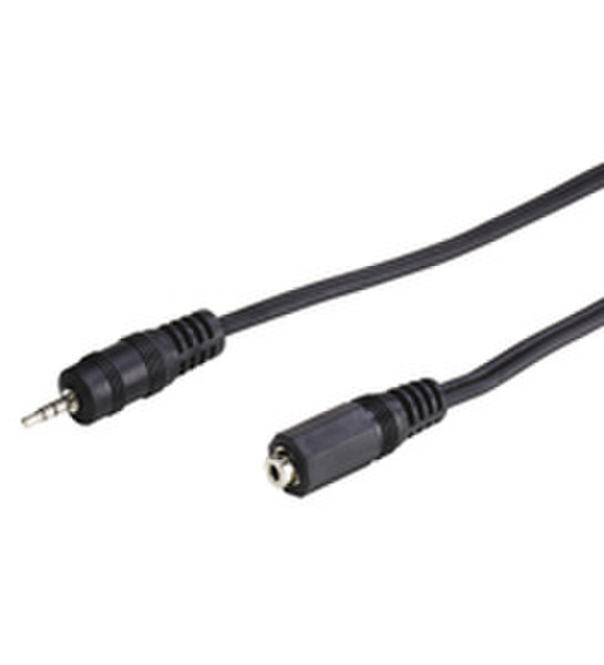 Wentronic AVK 312-200 2.0m 2m 2.5mm 2.5mm Black audio cable