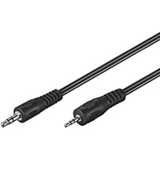 Wentronic AVK 313-200 2.0m 2m 2.5mm 3.5mm Black audio cable