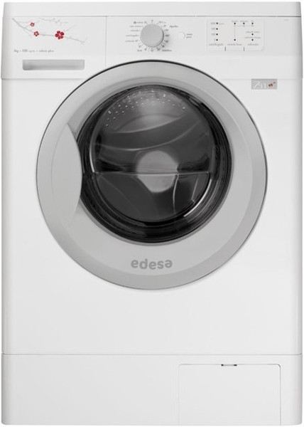 Edesa ZEN-L8110 Отдельностоящий Фронтальная загрузка 8кг 1000об/мин A+++ Белый стиральная машина