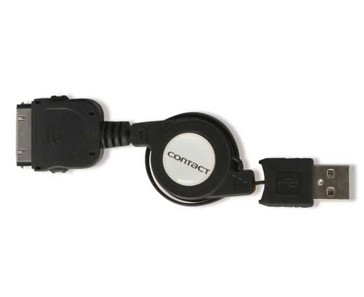Ksix B0915CU01 USB Apple 30-p Черный дата-кабель мобильных телефонов
