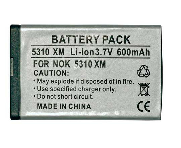 Ksix B2032BA600L Lithium-Ion 600mAh 3.7V Wiederaufladbare Batterie