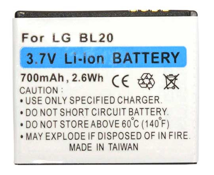 Ksix B4510BA700L Lithium-Ion 700mAh 3.7V rechargeable battery