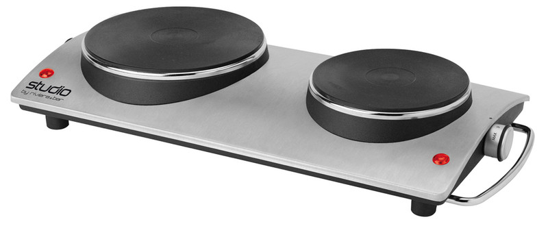 Riviera & Bar QR455A Tabletop Induction Black,Stainless steel hob