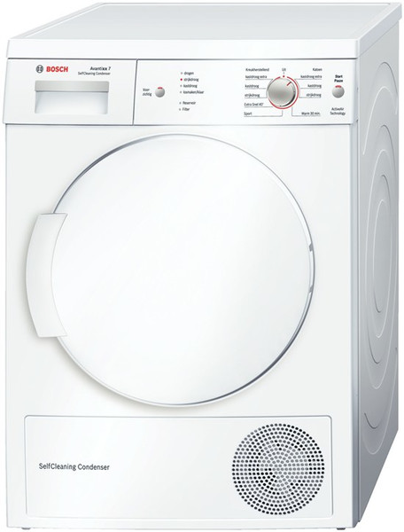 Bosch WTW84162NL freestanding Front-load 7kg A++ White tumble dryer