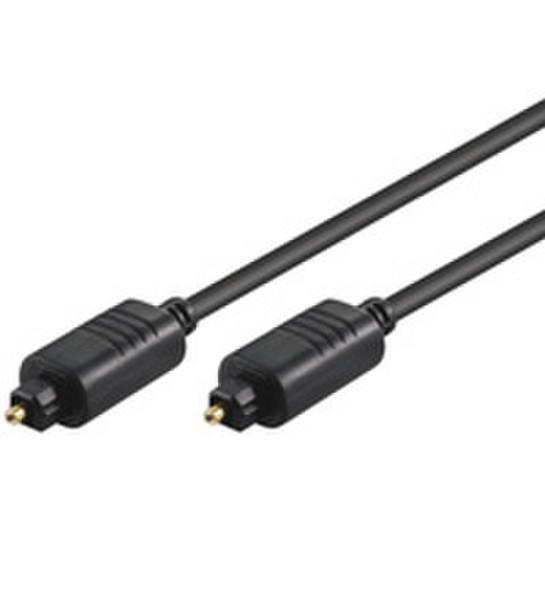 Wentronic AVK 220-050 0.5m 0.5m toslink toslink Black fiber optic cable