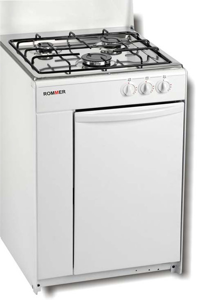 ROMMER VH-3 PBI Tabletop Gas White hob