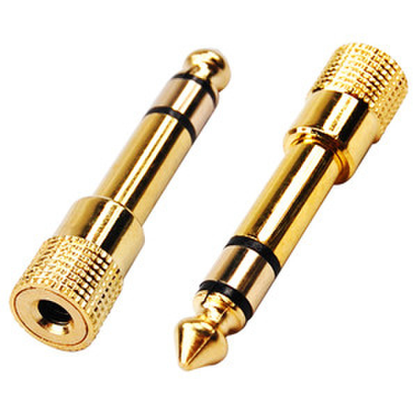 Monoprice 7169 3.5mm 6.35mm Gold Kabelschnittstellen-/adapter