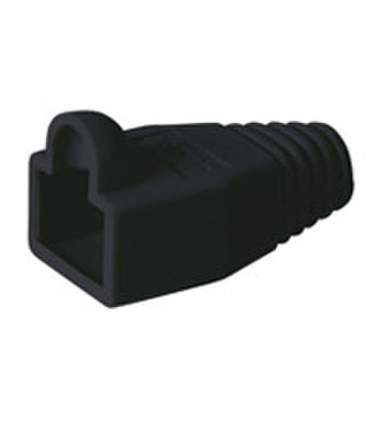 Wentronic Strain relief boot for RJ45 plugs Black cable clamp