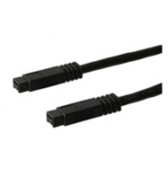 Wentronic CAK IEEE 1394b 9P/9P 3m FIRE WIRE 3м Черный FireWire кабель