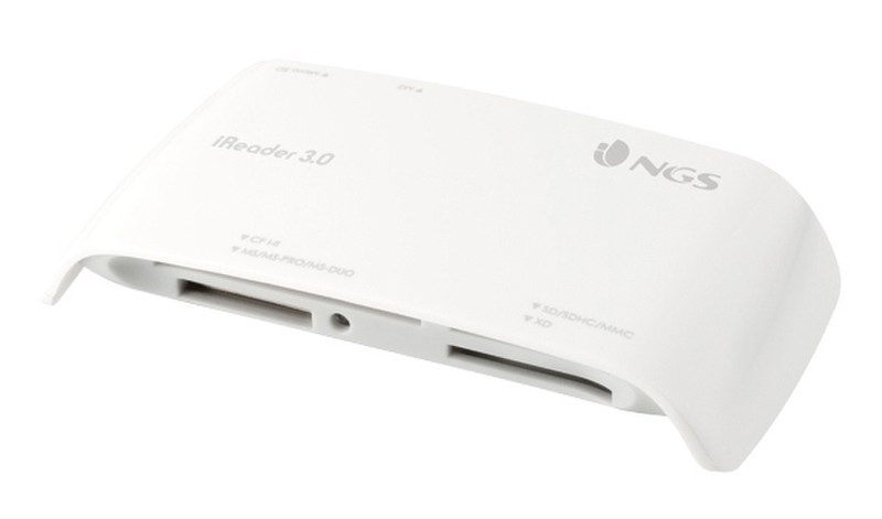 NGS iReader 3.0 USB 3.0 Белый устройство для чтения карт флэш-памяти