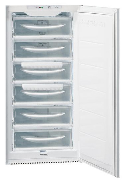 Hotpoint BF 2022.1 freestanding Upright 132L A+ White freezer