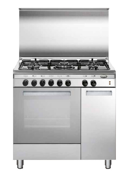 Glem UQ85DI3 Freestanding Gas hob A Stainless steel cooker