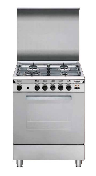 Glem U66VIF3 Freestanding Gas hob A Stainless steel cooker