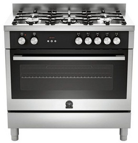 Bertazzoni La Germania TU9 5C 71 B X Freestanding Gas hob Stainless steel cooker