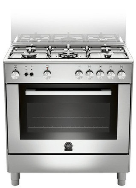 Bertazzoni La Germania TU8 5C 71 C X/13 Отдельностоящий Gas hob Нержавеющая сталь кухонная плита