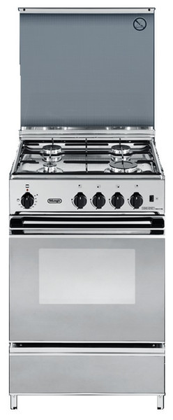 DeLonghi SEX554 Freistehend Gas hob B Edelstahl Küchenherd