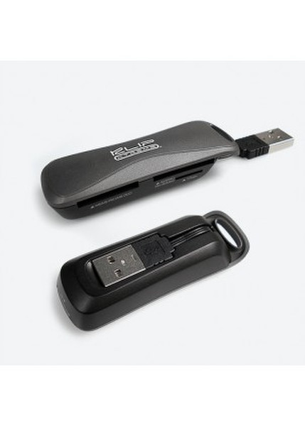 Klip Xtreme KCR-210 USB 2.0 Черный устройство для чтения карт флэш-памяти