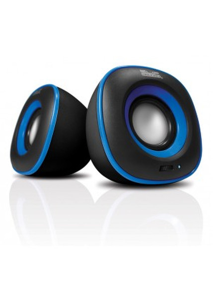Klip Xtreme KES-215A Stereo 6W Black,Blue