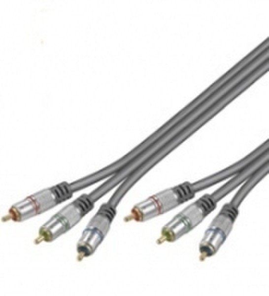 Wentronic HT 400-1500 15.0m 15м 3 x RCA 3 x RCA компонентный (YPbPr) видео кабель