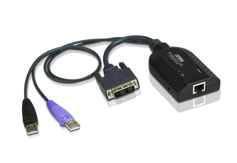 Aten KA7166 Черный кабель клавиатуры / видео / мыши