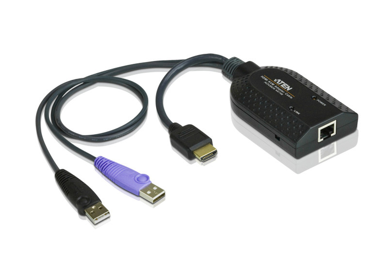Aten KA7168 Черный кабель клавиатуры / видео / мыши