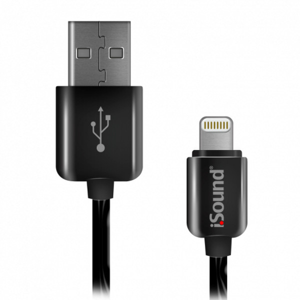dreamGEAR ISOUND-5900 0.9m USB A Lightning Black USB cable