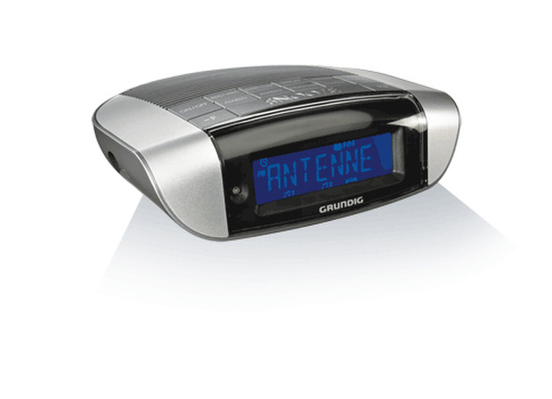 Grundig Sonoclock 660 Uhr Digital Silber Radio