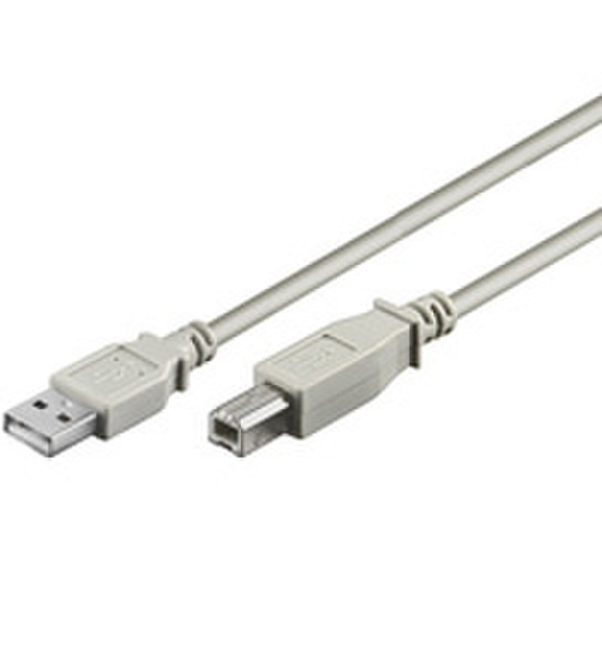 Wentronic USB AB 180 1.8m 1.8м USB A USB B Серый кабель USB