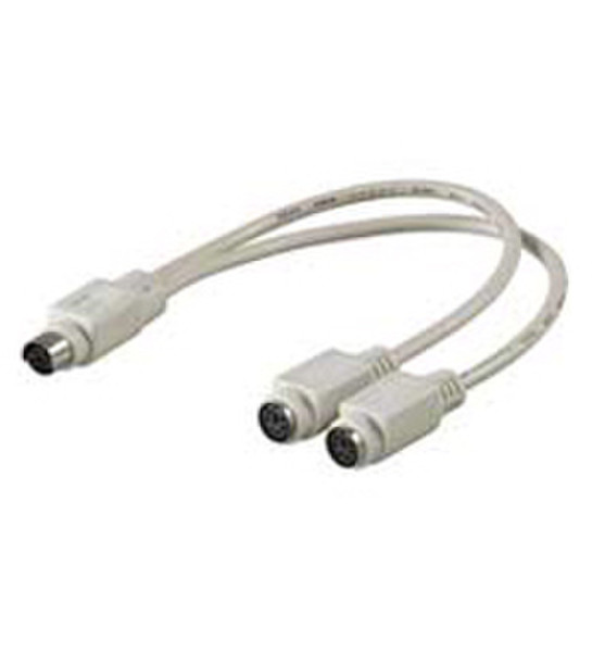 Wentronic CAK ADAP PS2 1xM/2xF Grey PS/2 cable