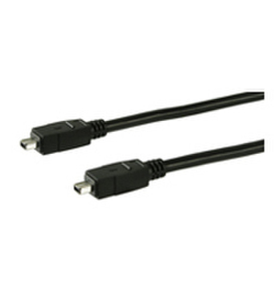 Wentronic CAK IEEE 1394 4-pin/4-pin 1.8m 1.8m Schwarz Firewire-Kabel