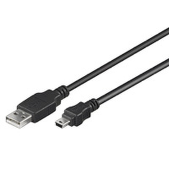 Wentronic USB MINI-B 5 pin 500 5m Black headset