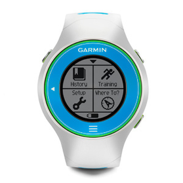 Garmin Forerunner 610 Blue,Green,White sport watch