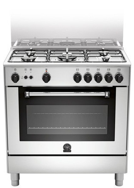 Bertazzoni La Germania AM8 5C 71 C X/13 Отдельностоящий Gas hob Нержавеющая сталь кухонная плита