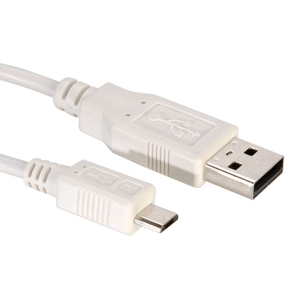 Value USB 2.0 Cable, A - Micro B, M/M 0.15 m