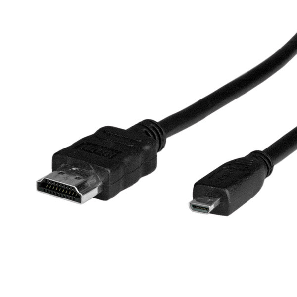 Value HDMI High Speed Cable + Ethernet, A - D, M/M 0.8 m