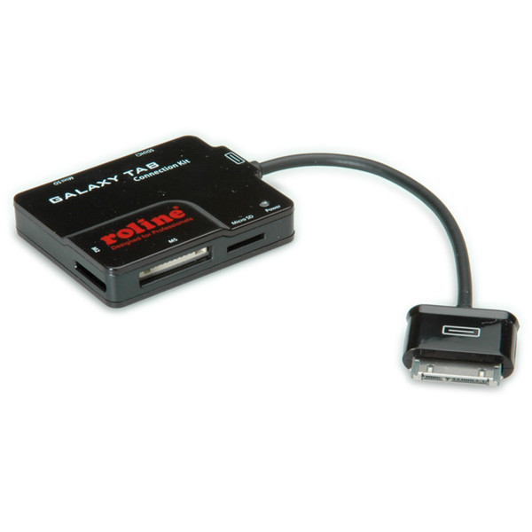 ROLINE USB 2.0 CardReader for Android SAMSUNG Galaxy Tablets black устройство для чтения карт флэш-памяти