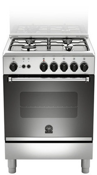 Bertazzoni La Germania AM6 40 51 D X T Отдельностоящий Gas hob A Нержавеющая сталь кухонная плита