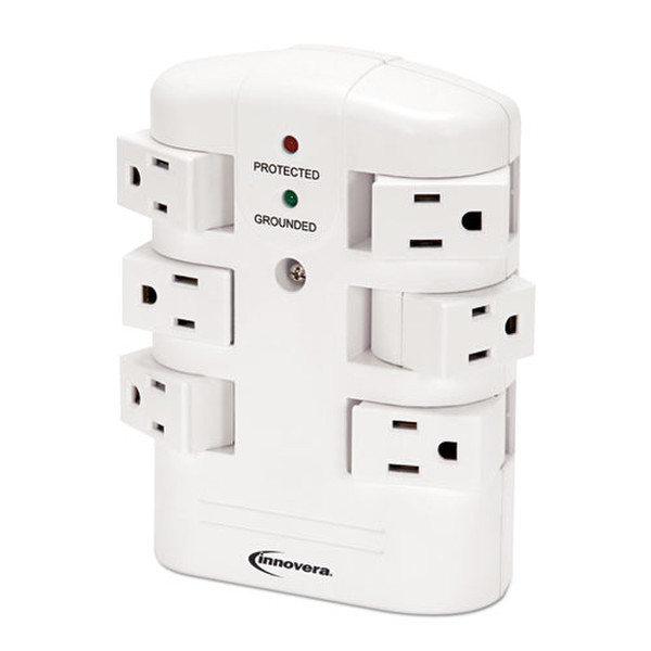 Innovera IVR71651 6AC outlet(s) White surge protector